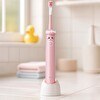 Resim Mioji Oral B2 Kids Care Şarj Edilebilir Diş Fırçası Pembe - 4 Adet Fırça Başlık 
