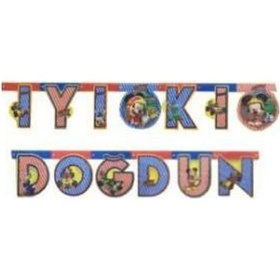 Resim Mickey Roadster Iyiki Doğdun Banner 2M (359183515) 