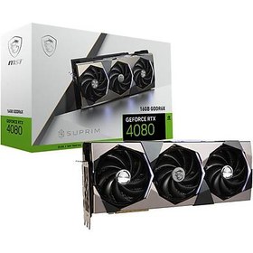 Resim MSI VGA GEFORCE RTX 4080 16GB SUPRIM RTX4080 16GB GDDR6X 256B DX12 PCIE 4.0 X16 (3XDP 1XHDMI) 