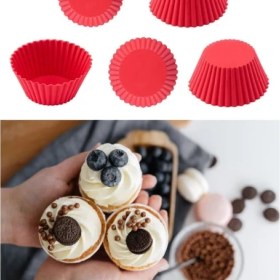 Resim Silikon Onikiden Airfryer Silikon Kek Muffin Kalıbı 6’lı - Tüm Hava Fritözleriyle Uyumlu SL33 