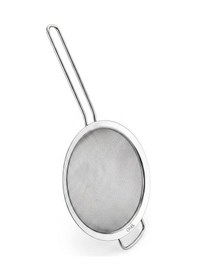 Resim Çelik Süzgeç Paslanmaz Bakliyat Süzgeci 22 Cm Gri 