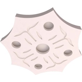 Resim Motifpiyer Tavan Spot Göbegi-Motifli-Sekizgen-İçegri-53-56cm 