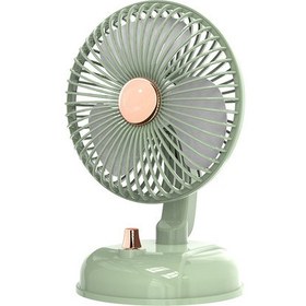 Resim xPhone Store F10 Taşınabilir Sessiz Masaüstü Retro Hareketli Kafa USB Fan (Bean Green) ( Dışından) 