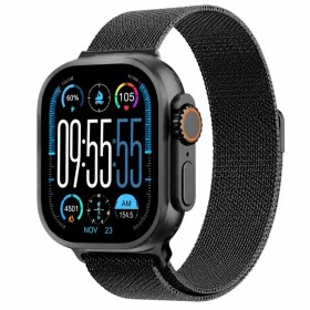 Resim Haino Teko 15 Amoled Ekran Su Geçirmez 15 Gün Şarj ve 3 Kordon Seti Dahil Akıllı Saat Siyah 