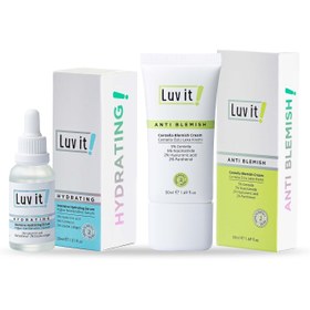 Resim Luv it! Yoğun Nemlendirici Serum ve Centella Özlü Leke Kremi Seti 