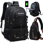 Resim Seyahat Sırt Çantası, Erkekler ve Kadınlar İçin Büyük Kapasiteli Laptop Sırt Çantası, Spor Kamp Sırt Çantası, Hediye, Okul Çantaları, Paskalya Hediyeleri İçin İdeal Seçenek 
