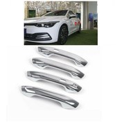 Resim Volkswagen Golf 8 Uyumlu Kapı Kolu Kaplama / Krom 