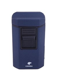 Resim 4 Jet Torch Masa Tipi Puro Çakmağı Lacivert Krom 