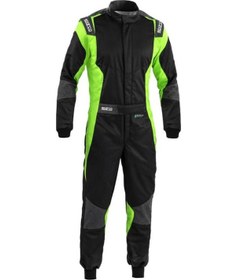 Resim Sparco Futura Fia Onaylı Yarış Tulumu Siyah Yeşil 52 Beden M 