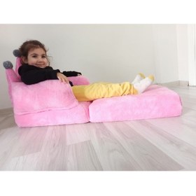 Resim nisa baby tasarım Pembe Prenses Koltuğu Ve Açılır Koltuk 