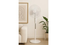 Resim Girist GR30 Merkür 3 Kademeli Ayaklı Vantilatör 40 cm Beyaz 