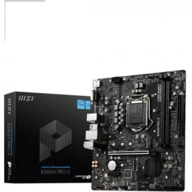 Resim Msı B560M Pro-E Soket 1200 Ddr4 4800 (Oc) Pcı-E Gen 4 ,m.2 Usb3.2 1x 1g Lan Matx Anakart 