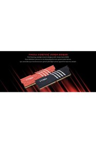 Resim Thull Vortex THL-PCVTX25600D4-16G-B 16 GB 3200 MHz CL16 1.35V Black Heatsink DDR4 RAM 