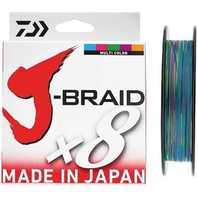 Resim Daiwa J-Braid 8B Multicolor 150M Ip Misina (426068464) 