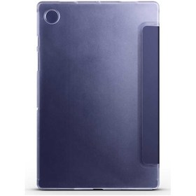 Resim Galaxy Tab A8 10.5 Sm-x200 2021 Uyumlu Zore Smart Cover Standlı 1-1 Kılıf-siyah Tablet Kılıfı 