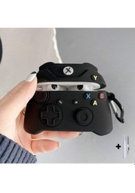 Resim Apple Uyumlu AirPods 3 3.nesil İçin Kılıf Cartoon Figürlü Silikon Siyah 