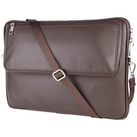 Resim 2k S.deri Laptop Çantası,tablet Çantası,13.3'' İnç,vegan,omuz Ve Valiz Askılı,aksesuar Ve Evrak Cepli,24 34 2 Cm.,kahverengi Laptop Çantası 