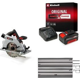 Resim Daisy Home Te-Cs 18/190 Li Bl - Solo, Kömürsüz Akülü Daire Testere + 18V 4,0 Ah Pxc Starter Kit, Akü ve Şarj Cihazı + Alüminyum Daire Testere Rayı 2X1000 mm 