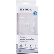 Resim Syrox Beyaz K1 Mikrofonlu Kulakiçi Kulaklık 