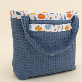 Resim Bebek Bakım Çantası - İndigo Havuz - Mavi Balkabağı 