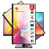 Resim MSI Modern MD2412P 23.8 1920x1080 100Hz 1ms HDMI DP Type-C IPS Pivot Monitor 