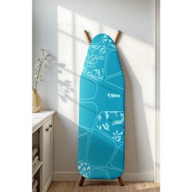 Resim Normadia Turkuaz Renkli 50X140 cm Ütü Masası Bezi, Pratik ve Şık Kullanım 