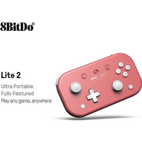 Resim Geeksen 8bitdo Lite 2 Bluetooth Oyun Kontrolcüsü Nintendo Switch, Lite, Android Ve Raspberry Pi İçin Pembe 