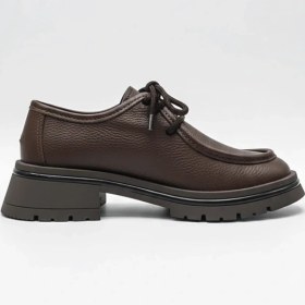 Resim Kahverengi Kadın Hakiki Deri Ayakkabı 628.5547 Kahverengi 