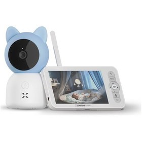 Resim Xenon Smart Bebek Kamerası 3MP 5" Lcd Monitör - Mobil Kontrol - Ninni - Hareket Algılama, Gece Görüş Mavi-x7202 - Mavi 
