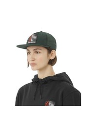 Resim Salomon Salomon Freestyle Flat Cap Unisex Yeşil Şapka 22889 Yeşil 