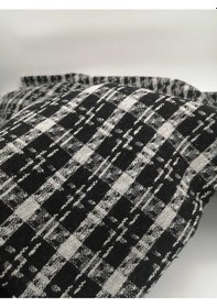 Resim Siyah Şanel Kumaş 