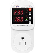 Resim Lemestar Fridge Koruyucu Prizi Eu Plug - Led Ekranlı Otomatik Yeniden Ayarlı - Aşırı/alçak Gerilim, Akım Ve Dalgalanma Koruması 100-250v 