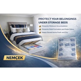 Resim Nemtut Nem Rutubet Korozyon Buhar Terleme Çekici Alıcı Tutucu Giderici Önleyici (2 Paket) 500 gr 