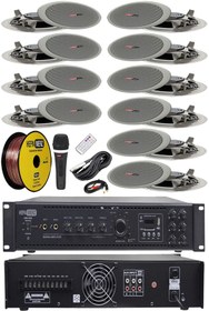 Resim Lastvoice Maxx Paket-5 tavan Hoparlörü Ve 6 Bölgeli Anfi Ses Sistemi Paketi (FULL SET) 