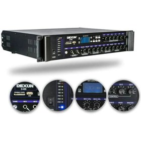 Resim Dexun D-400 500W 100V 6 Bölgeli Mixer Anfi 