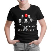 Resim Horror - Best Buddies Siyah Çocuk Tshirt 