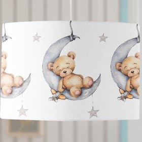 Resim Evmila Ayda Uyuyan Ayıcık Çocuk Odası Sarkıt Avize Modeli 