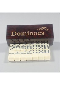Resim Lüks Ahşap Kutulu Türkiye Logolu Premium Domino Seti 28 Parça 6 Çift Aile Oyunu Yeni Yıl Hediyesi -d 