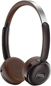 Resim Havit H616BT Retro Kulaküstü Bluetooth Kulaklık Çift Cihaz Bağlantı, Ultra Hafif Tasarım (Kahverengi) 