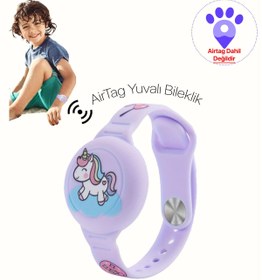 Resim Genel Markalar Airtag Uyumlu Çocuk Takip Bilekliği 