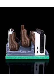 Resim OddieArtStore Nintendo Switch Dock Kapağı +İkili Joy-Con Kılıf ( Tapınak Şekilli ) 