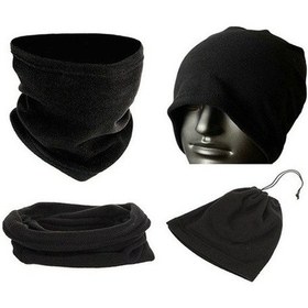 Resim Elasya Hediyelik Polar Bere Boyunluk - Culina Polar Bere Unisex 
