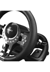 Resim Snopy V5h Pro Xbox /ps4/ps3/pc/swıtch Metalik Pro Oyun Direksiyonu 