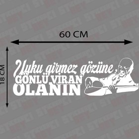 Resim STİCKERCI BEY Neşet Ertaş Babalar Kuşağı Sticker Folyo Baskı Kaplama Etiketi Modifiye Ve Aksesuar Malzemesi 