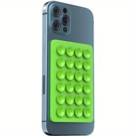 Resim Osqar Telefon Tutucu Ahtapot Vantuz Gerçek 3m Yapışkanlı Yeşil 