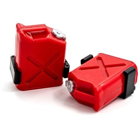 Resim Yaleker 1/10 Rc Araçlar İçin Kırmızı Plastik Yakıt Deposu - Scx10, Trax4, Rr10 Uyumlu 