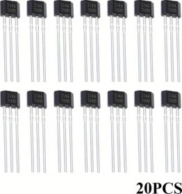 Resim Wangxi 3144 20 Adet Manyetik Sensör Endüstriyel Hassas Konumlama Algılama 