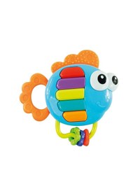 Resim Bl1084 Piyanolu Balık Dişlik Çıngırak 2 Adet 