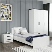 Resim Minar Beyaz Genç Odası Takımı Set 2 - 