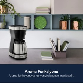 Resim Delonghi ICM16710 Filtre Kahve Makinesi Siyah 